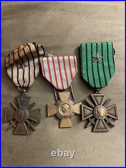 WWI And WWII French Medals