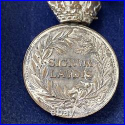 WWI Austria-Hungary Franz Josef Silver Military Merit Medal with Swords RARE