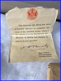 WWI King George V & WWI Victory Medal Collection With Paperwork PTE JT Freeman CFC