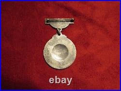 WWI San Francisco To Her Warrior Sons 1919 Silver Medal. Sterling 12.2g
