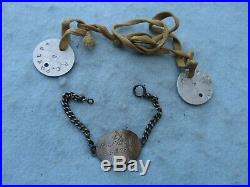 WWI US Army Dog Tags Lot 301st Field Artillery Masonic Bracelet Medal More WW1