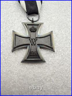 WWI WW1 Imperial German Iron Cross 2nd Class Medal with Ribbon! BIN