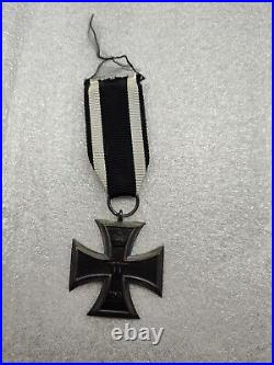 WWI WW1 Imperial German Iron Cross 2nd Class Medal with Ribbon! BIN