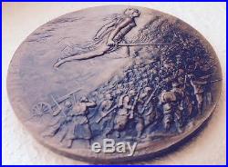 WW. 1 Battle of Marne Commemorative Bronze Medal / Jules-Prosper Legastelois. M55