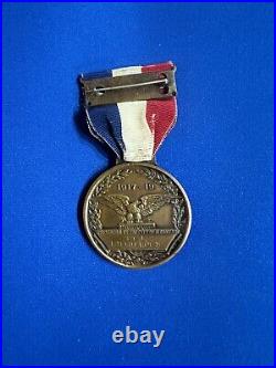 WW 1 Patriotic Service World War Medal Inscribed SGT BH Nichols