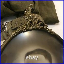 WW 1 Tunic Oval Framed Photo Belt Medal Letters US Army Named Lot MP 37th Div