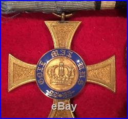 WW 1 War Service German Medals Bar Le Mans