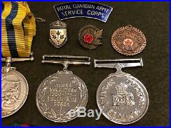 WW 2 1950-53 KOREA CANADA MILITARY MEDAL Grouping Named