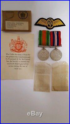 WW 2 medals WRAF
