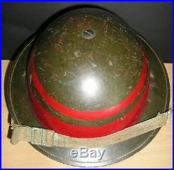 WW-II British Senior Company Fire Officer's MK-II Steel Helmet & Defence Medal
