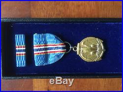 WW II Merchant Marine Meritorious Service Medal Cased and Boxed