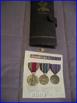 WWll Military Original Collectables/3 Medals, extras