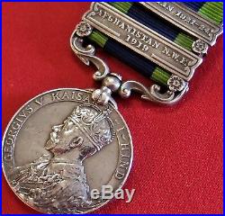 Waziristan & Afghanistan British India General Service Medal Ww1 Sikh Infantry