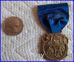 World War 1 US Army veteran 80th Blue Ridge Div 12th reunion button medal. 1931
