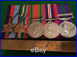 World War 2 Medal Group With General Service Medal