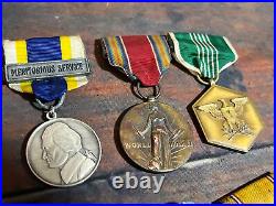 World War II Campaign & Service Victory Medal Lot 11 Defense Occupation