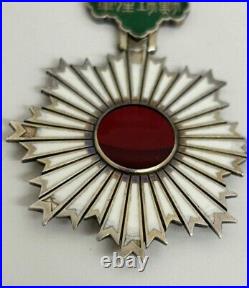 World War II Imperial Japanese 5th Class Order of Rising Sun Medal with Box