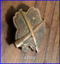 World War II Imperial Japanese Army Artillery Badge Vintage, Authentic Medal