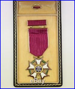 World War II Nyng 245th Coast Artillery Legion Of Merit Medal And Pin Group