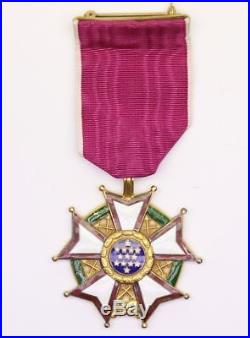 World War II Nyng 245th Coast Artillery Legion Of Merit Medal And Pin Group
