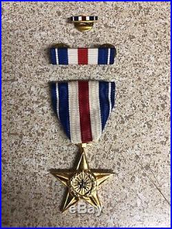 World War II Silver Star Medal in Coffin Case WWII