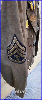 World War II U. S Army Jacket with Medal