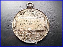 World War II United Services Allied Services Athletic Competition 1943 Medal 28D