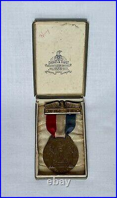 World War I Service Medal with Box Ransom County, North Dakota ND NAMED