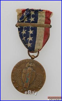 World War I The Great War For Civilization Medal American Flag Ribbon France Bar