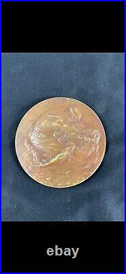 World War One (WWI) Bronze Chaplain Table Medal