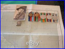 Ww11 Australian Medal Group Widow Badge Battle Map Kia Kokoda Nx1671 Tooth