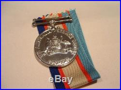 Ww11 Australian Service Medal Original Type 3 / Late Issue Unnamed