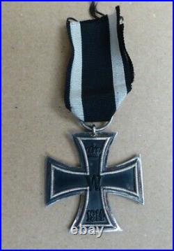 Ww1 1914-1919 German Army Iron Cross Medal 2nd Class Maker Wilm