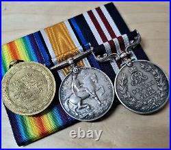 Ww1 1918 Military Medal Group Pte Gentry Ex Rfc & 2nd Bn Lincolnshire Regiment