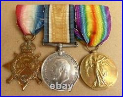 Ww1 Aif Australian Medal Trio 1914/15 Star British War & Victory Medal 10th Btn
