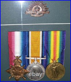 Ww1 Australian Gallipoli 1st Day Lander Medal Group 1549 Pte T Fimister 2nd Bn