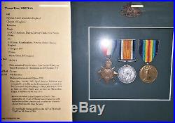 Ww1 Australian Gallipoli 1st Day Lander & Wounded Medal Group 400 Pte T Whitear