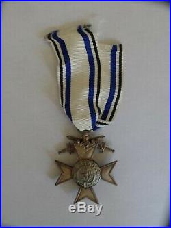 Ww1 Bavaria Cross Military Merit 2nd Class Swords Merenti Original 1866 Medal