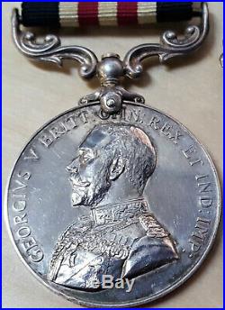 Ww1 British Army 1917 Military Medal Group For Somme Campaign Ra 86931 Bass