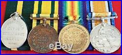 Ww1 British Army Territorial Medal Group To 374063 Qtr Master Sergeant Geall Ra