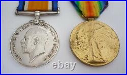 Ww1 British War And Victory Medal Pair Royal Flying Corps In Boxes Of Issue