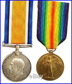 Ww1 British War & Victory Medal Pair 1728. Pte. A. R. Fewkes. Leic. Yeo