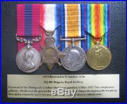 Ww1 Distinguished Conduct Medal DCM Group 1916