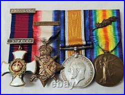 Ww1 Distinguished Service Order & 1914 Star Medal Group Major Donnelly Wounded