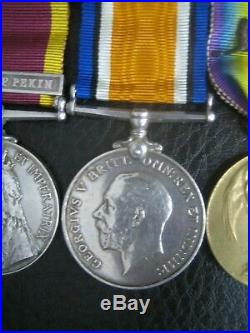Ww1 Dso MID & China 1900 Medal Group Twice Wounded Dso For Gallantry