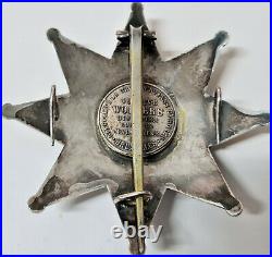 Ww1 Era Italy Order Of Crown Grand Officer Medal Breast Star Wolfers Brussells