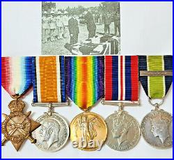 Ww1 Gallipoli City Of London Yeomanry Medal Group Ramsey Inspector Rhodesia Bsap