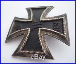 Ww1 Genuine German Iron Cross 1st Class 1914 Medal