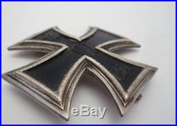 Ww1 Genuine German Iron Cross 1st Class 1914 Medal In Case