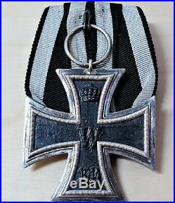 Ww1 Germany Iron Cross 2nd Class Medal'm' Mounted For Parade Wearounted